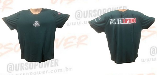 Camiseta ( TAMANHO G2 ) Powerlifting - Verde