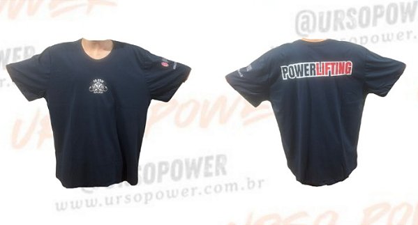 Camiseta ( TAMANHO G4 ) Powerlifting - Azul Marinho