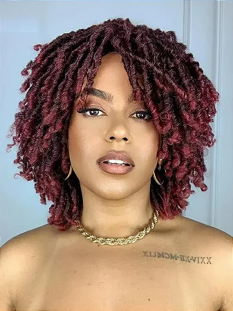 Peruca Kieza Dreads Vermelha