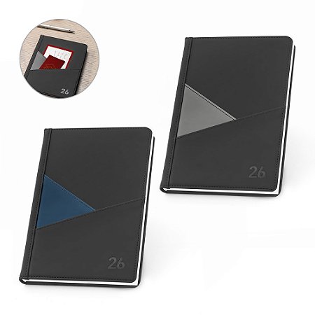 Agenda A5 em PU - Praticidade e Estilo para seu Dia a Dia. Mínimo 50 unidades.