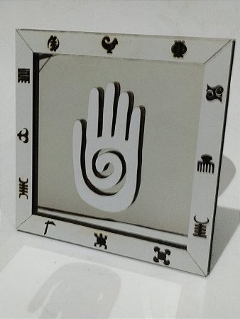 quadro benção africana espelho