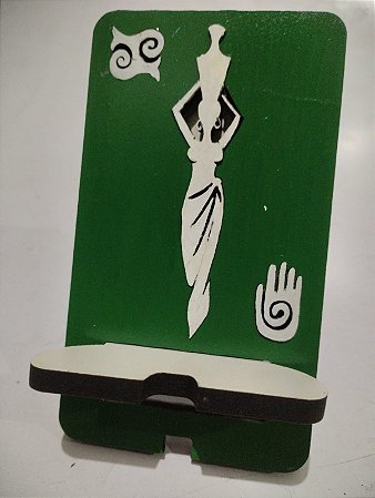 suporte para celular africana verde