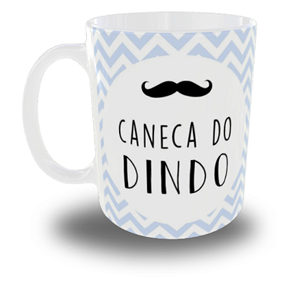 Caneca Cerâmica Você Foi Promovido à Dindo de 325ml Personalizada