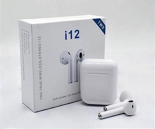 Fone de Ouvido Bluetooth i12 V5.3