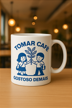Tomar café, gostoso demais