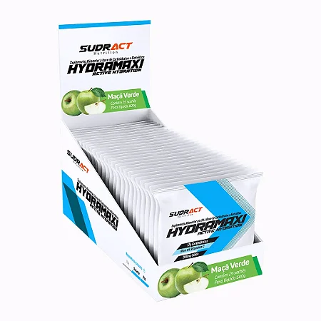 Hydramaxi - Display c/ 25 sachês - Sudract Nutrition maca verde