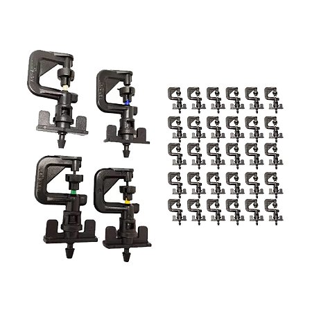 Microaspersor Bailarina Saida Dupla Grapa 30 unidades