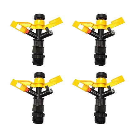 Aspersor Mini Agricola Agrojet Até 25m Diâmetro 4 unidades