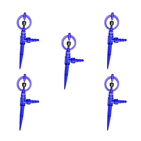 Kit Com 5 Unids Aspersor Horta Fácil C/ Adapt P/mangueira