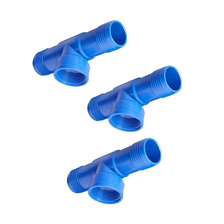 Conector Te Rosca Femea 2 Polegadas 3  unidades