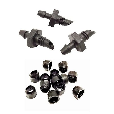 Conector Ad-1 Microtubo + Anilha 100 unidades de cada