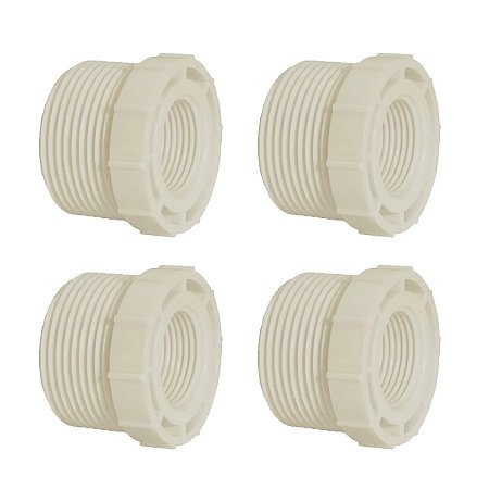 Bucha De Redução De 1 X 3/4 Amanco 4 Unidades Irrigação