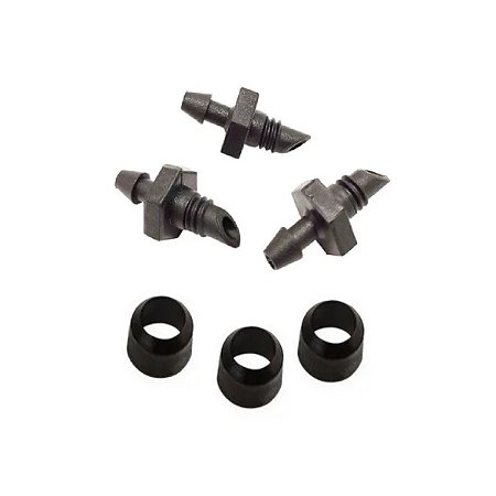 Conector Ad-1 Microtubo 50 unidades + 50 Anilha Irrigação
