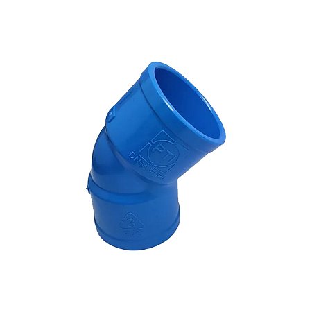 Curva Curta 45º Bolsa x bolsa Solda 50mm Pn80 1 unidade