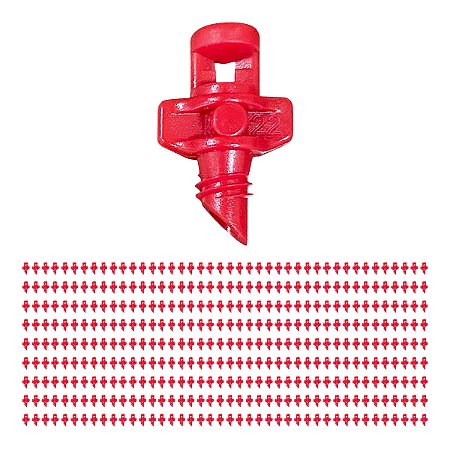 Microaspersor Estático De 360° Jati 100 Lh 500 Unid Vermelho