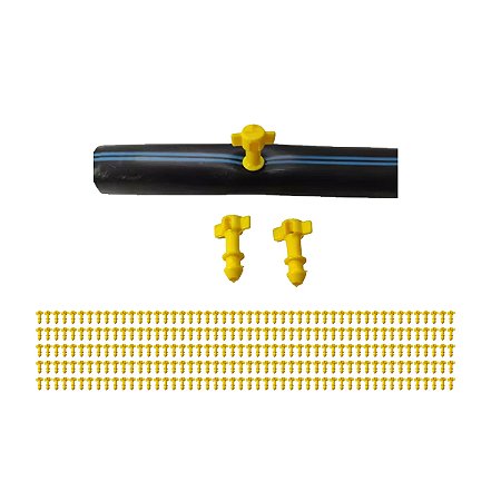 Microaspersor Spray Microjet Amanco Amarelo 100 Unidades