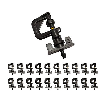 Microaspersor Bailarina Saida Dupla Grapa 10 Unidades