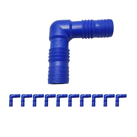 Conector Joelho Agrojet Dentado 1 Polegada 10 Und Irrigação