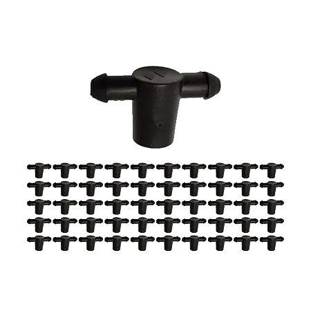 Conector Manifold 2 Saídas para Botão Gotejador 50 unidades