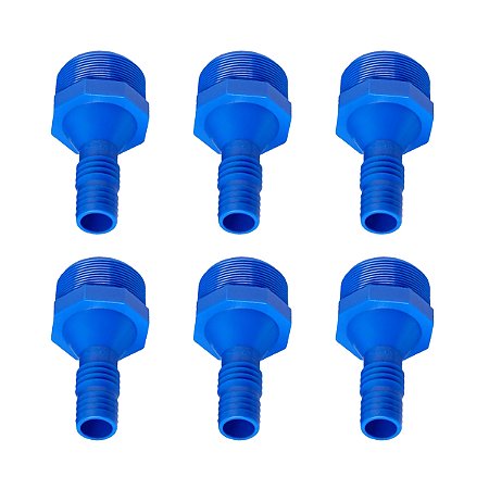 Conector Adaptador Redução Rosca Externa 2 X 1" 6 Unidades