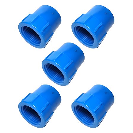 Luva Soldável X Rosca Com Redução 25mmx3/4 Kit 5 Unidades