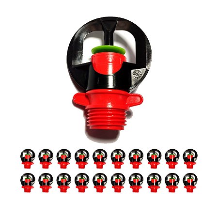 Microaspersor Aquatuf A.g. 1/2 Vermelho 10 unidades