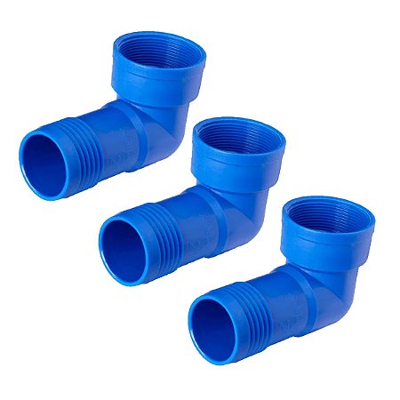 Conector Joelho Com Rosca Interna De 2 Polegadas 3 Unidades