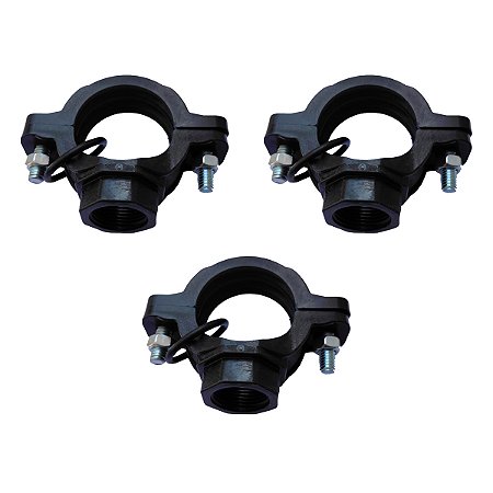 Colar de tomada 2 x 1 RSB irrigação 3 unidades