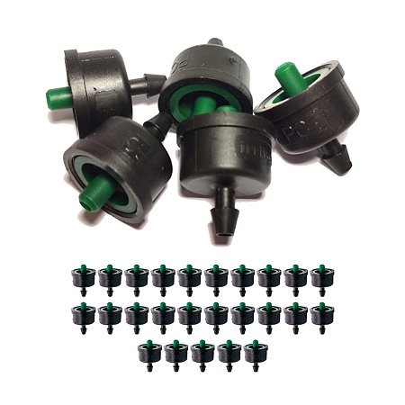 Gotejador Botao Pc Idrop 4,0 L/h Irritec 25 Unid Irrigação