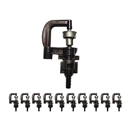 Microaspersor Rotativo 34 L/h Irritec 10 Unid Irrigação