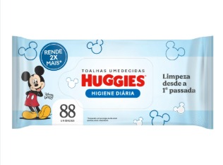 Toalhas umedecidas Huggies - 88 toalhas
