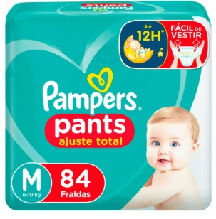 Fralda Pampers Pants M - 84 UND