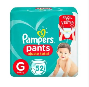 Fralda Pampers Pants G - 52 UND