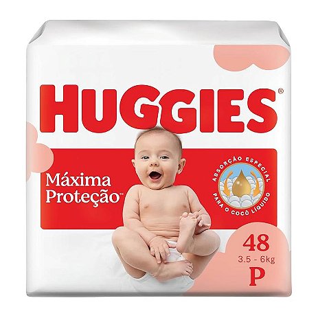 Fralda Huggies P - 48 UND
