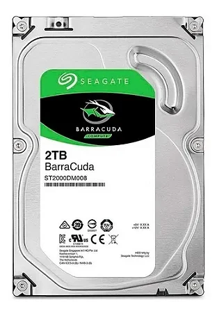 Disco Rígido Seagate Barracuda ST2000DM008 - 2TB 7200RPM SATA III