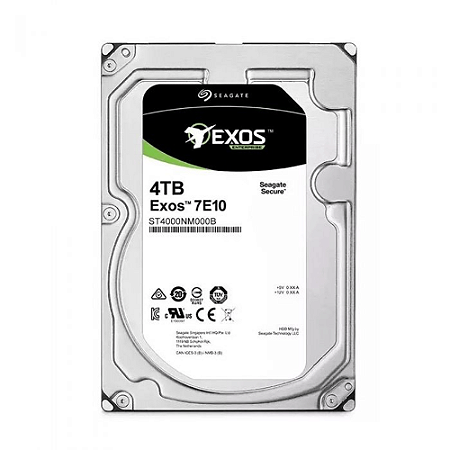 HD SATA3 4TB SEAGATE EXOS 7E10 ENTERPRISE 7200RPM 256MB ST4000NM000B