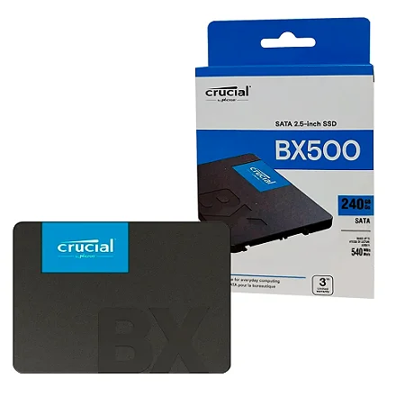 SSD 240GB CRUCIAL SATA 540MB/S 2.5-INCH CT240BX500SSD1