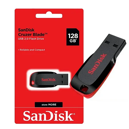 PEN DRIVE SANDISK Z50 128GB USB 2.0 SDCZ50-128G-B35