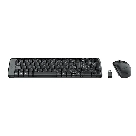 Combo Teclado e Mouse Logitech MK220 s/ Fio 920-004431