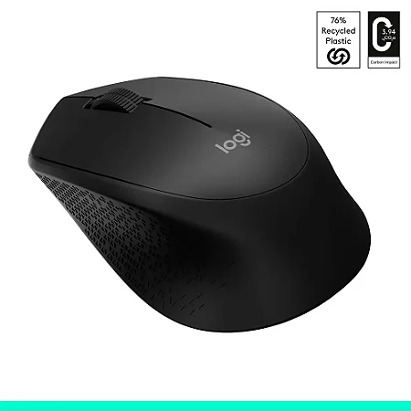 Mouse Sem Fio Logitech M280 1000Dpi Preto 910-004284