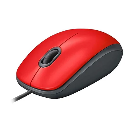 Mouse Logitech M110 Silent Vermelho 910-006755