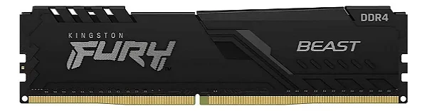MEM DESK DDR4 CAP 16GB/3200 C/DISSIPADOR KINGSTON FURY KF432C16BB/16