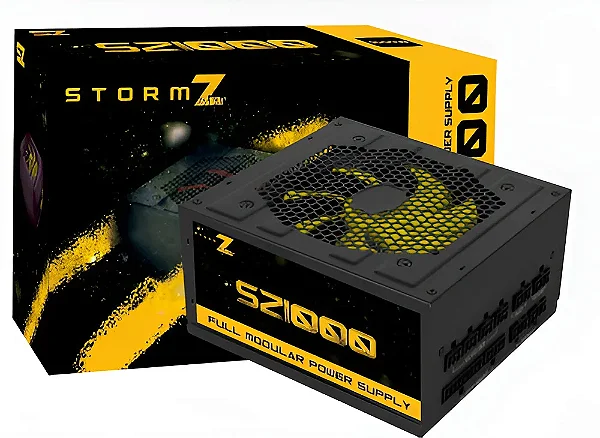 Fonte 1000W Gamer Full Modular 80 Plus Bronze Bi-volt Storm-z - SZ100