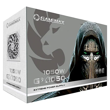 Fonte 1050W Gamemax 80 Plus Platinum PFC Ativo White - GX1050 Pro
