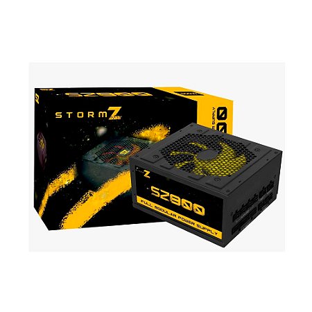 Fonte 800W Gamer Full Modular 80 Plus Bronze Bi-volt Storm-z - SZ800
