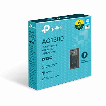 Adaptador USB Wireless TP-Link AC1300 Dual Band Archer T3U
