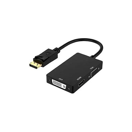 Cabo Conversor Displayport para HDMI / VGA / DVI  - FY-672