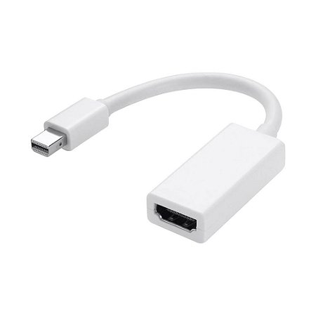 Cabo Conversor Mini Displayport para Hdmi Full HD 1080P Branco