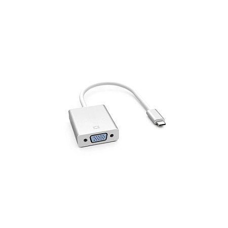 Cabo Conversor USB-C para VGA Fêmea 15cm Alum. - CB-USBCVGAW15CM