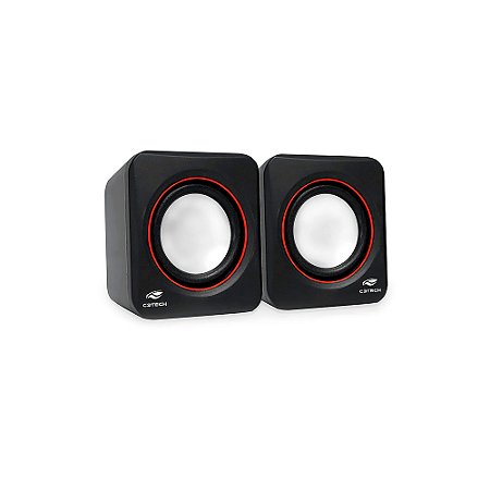 Caixa de Som C3 Tech 2.0 Portátil 3W RMS Preta - SP-301BK